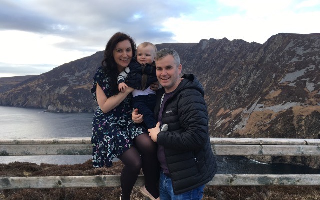 Noreen and James Cunningham at Slieve League-Donegal Food TOurs