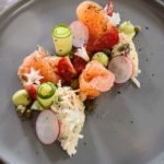 haven smoke house salmon salad at fisk-Donegal Food TOurs